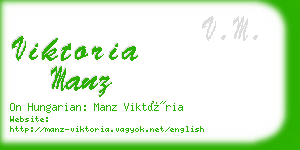 viktoria manz business card